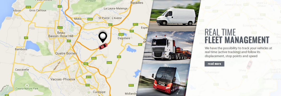 Real time fleet management system with Ceatrack GPS tracking